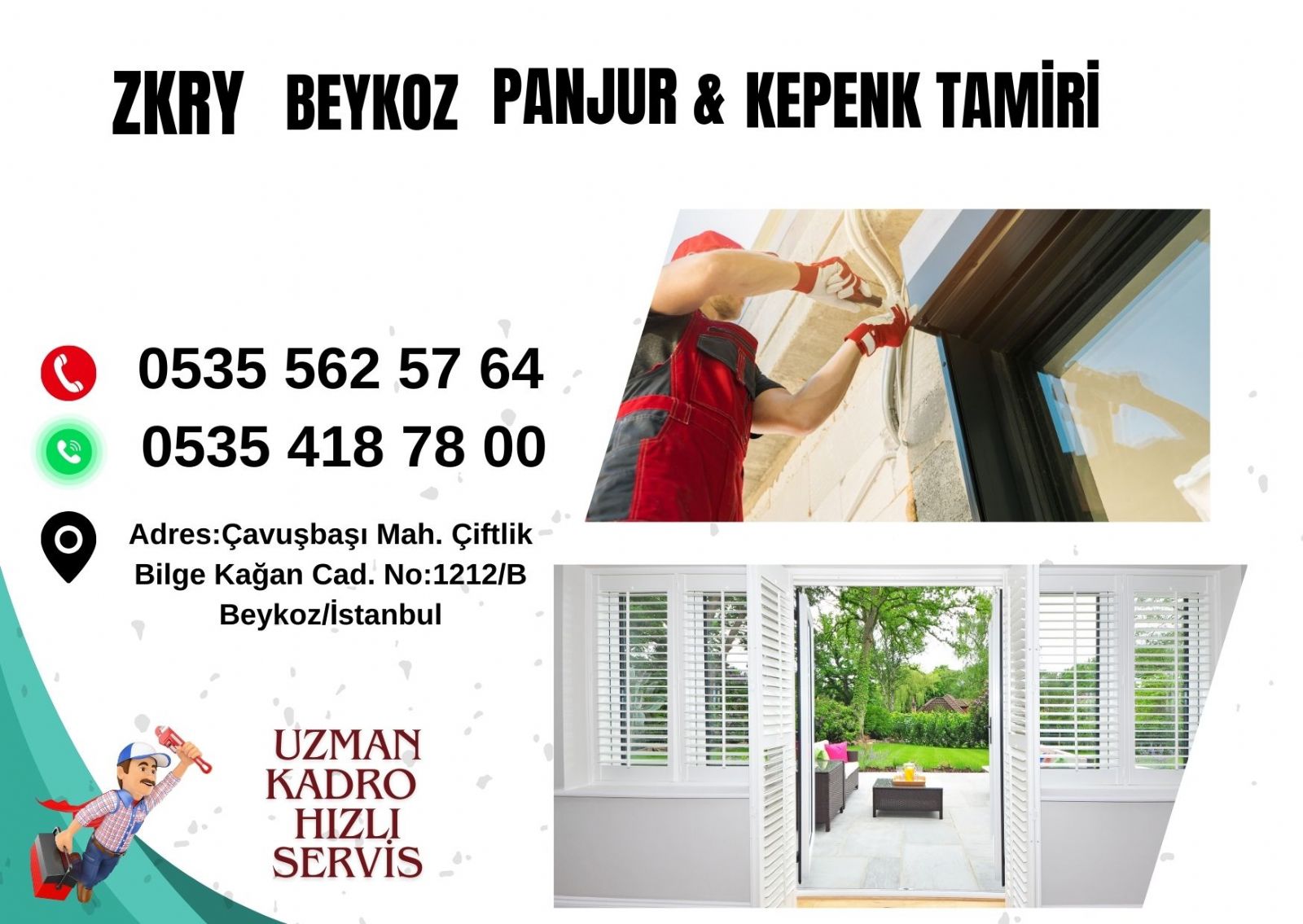 Beykoz  panjur ve Kepenk Tamiri